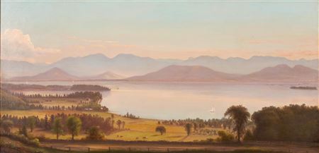 A View of Lake Champlain and Burlington Bay by Charles Louis Heyde - Auction record, sale price, and art valuation. Compare with similar artists and explore comparable artworks.