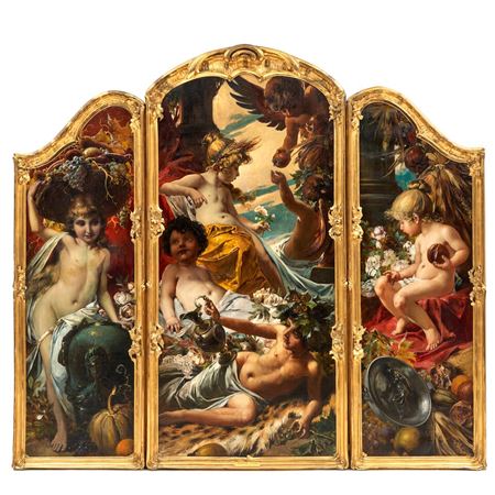 An Allegory of Nature(triptych)