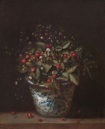 Still Life with Wild Strawberries