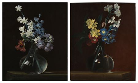 Floral Still Lifes (2) by Justus Juncker - Auction record, sale price, and art valuation. Compare with similar artists and explore comparable artworks.