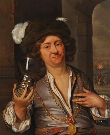 Self Portrait as a Merry Drinker