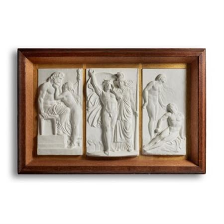 Three reliefs from the Iliad: Thetis Imploring Zeus; Achilles Shouting from the Trenches; Thetis Rousing Achilles by Thomas Woolner - Auction record, sale price, and art valuation. Compare with similar artists and explore comparable artworks.