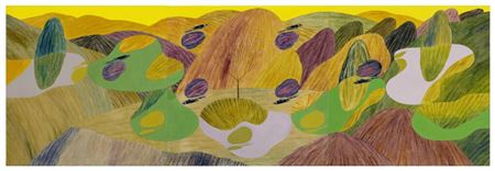 Sample artwork by Jagdish Swaminathan (1928 - 1993), known for painting and sculpture - View similar artists and auction records