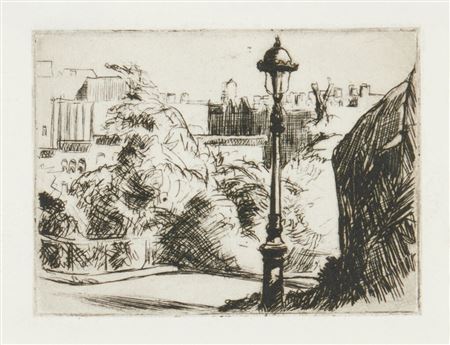 St. Nicholas Terrace (Levin 9; Not in Zigrosser)