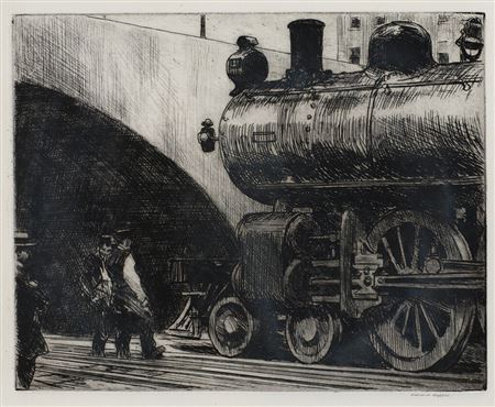 The Locomotive (Levin 100; Zigrosser 17)