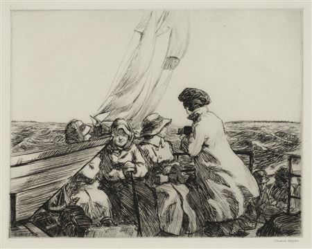 The Monhegan Boat (Levin 52; Zigrosser 19)