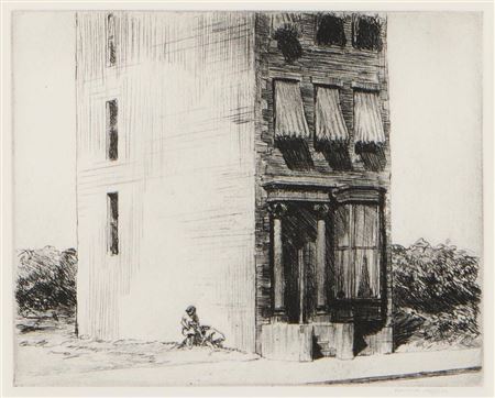 The Lonely House (Levin 102; Zigrosser 18)