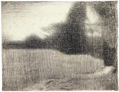 Wheat and Trees (The Wheat Field) (recto); Portrait of Félix Fénéon (verso)