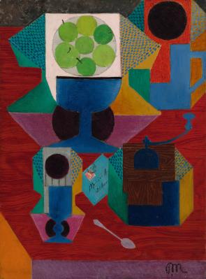 Bowl of Green Fruits and Envelope