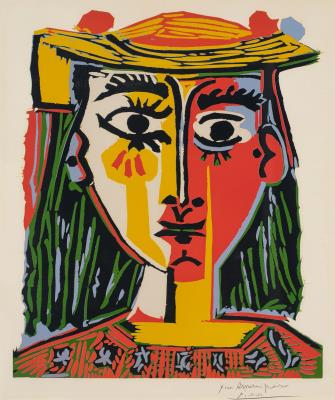 Bust of a Woman with a Hat