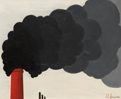 Sample artwork by Jules Lefranc (1887 - 1972), known for naive land-seascape, still life painting - View similar artists and auction records