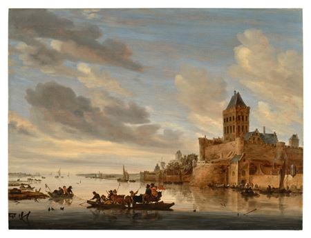 River View of the Valkhof at Nijmegen by Salomon van Ruysdael - Auction record, sale price, and art valuation. Compare with similar artists and explore comparable artworks.