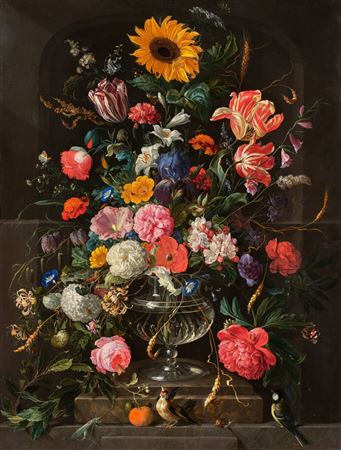 Sample artwork by Jan Davidsz De Heem (1606 - 1683 or 1684), known for vanitas painting - View similar artists and auction records