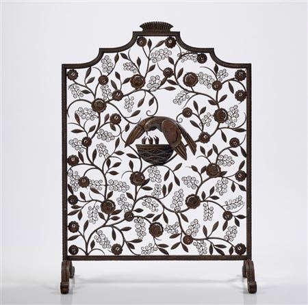 Rare "Le Nid" Firescreen