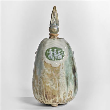 "La Musique et la Danse" Vase with Stopper