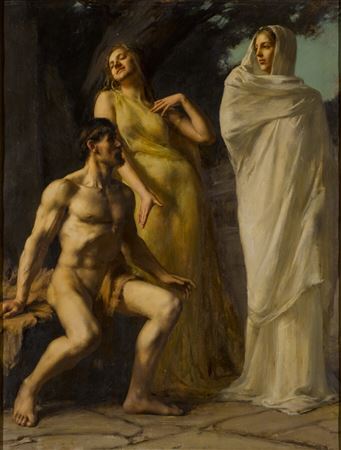 Sample artwork by Emmanuel Michel Benner (1873 - 1965), known for nudes, portraits, landscapes and floral paintings - View similar artists and auction records