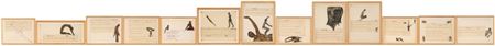 H.D. Fragments--13 parts by Nancy Spero - Auction record, sale price, and art valuation. Compare with similar artists and explore comparable artworks.