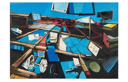 Tilted Horizon by John Hultberg - Auction record, sale price, and art valuation. Compare with similar artists and explore comparable artworks.