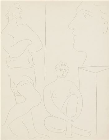 Sculpteur et modèle