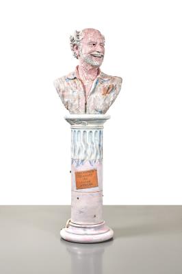 Byron Meyer in Disguise by Robert Carston Arneson - Auction record, sale price, and art valuation. Compare with similar artists and explore comparable artworks.