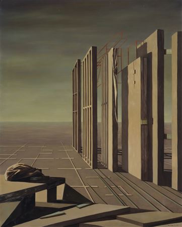 The Point of Intersection by Kay Sage - Auction record, sale price, and art valuation. Compare with similar artists and explore comparable artworks.