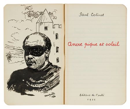 Frontispiece Drawing for “Ancre pique et soleil”