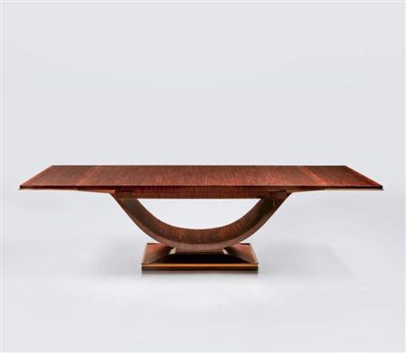 An Important and Rare "Redhead" Dining Table