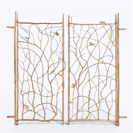 Pair of Unique Gates, "Les Portes du Jardin" (2)