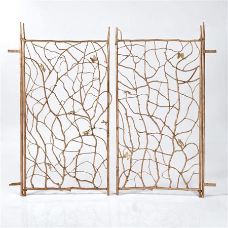 Pair of Unique Gates, "Les Portes du Jardin" (2)