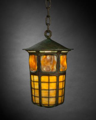 “Geometric and Turtle-Back Tile” Lantern