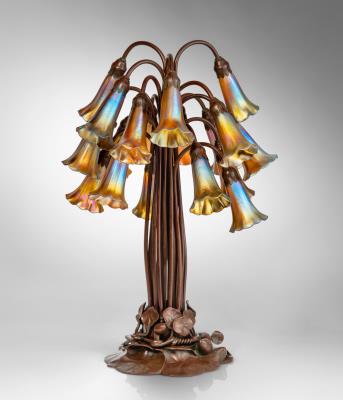 Eighteen-Light "Lily" Table Lamp