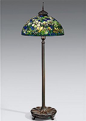 An Important and Rare "Magnolia" Floor Lamp