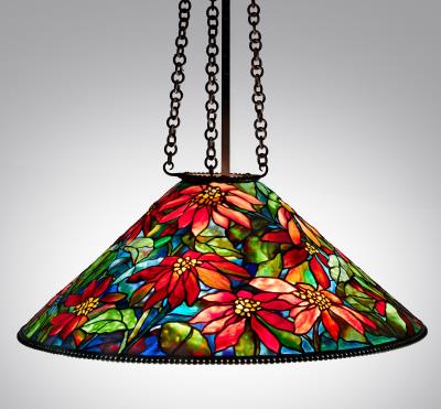 A Rare "Poinsettia" Chandelier