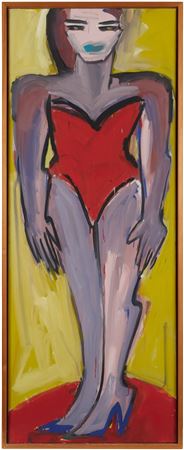 Frauengestalt (female figure) (4 works) by Elvira Bach - Auction record, sale price, and art valuation. Compare with similar artists and explore comparable artworks.