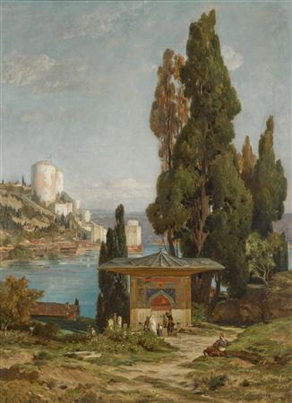 The Bosphorus from Küçüksu by Jules Joseph Augustin Laurens - Auction record, sale price, and art valuation. Compare with similar artists and explore comparable artworks.