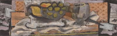 Glass and Fruit Bowl