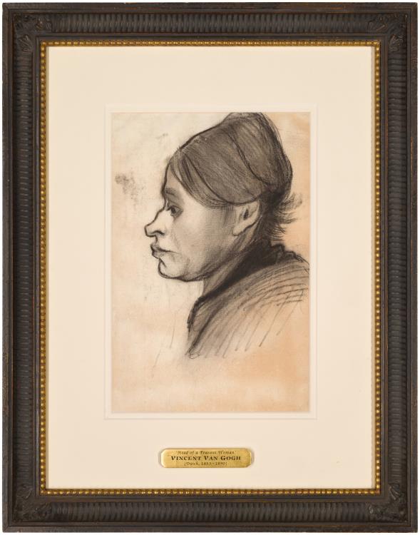 Head of a Peasant Woman, Left Profile - Image 2 of 5