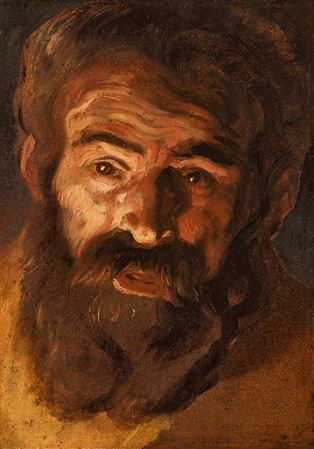 Study for the head of Saint Christopher