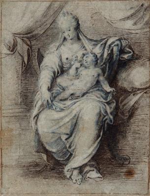 The Virgin and Child Enthroned