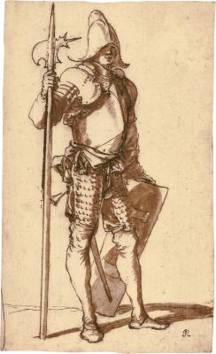 A Standing Halberdier