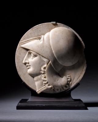 Roundel with Athena