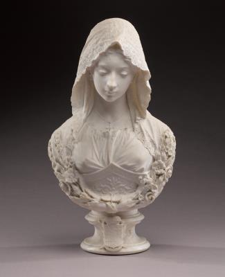 Bust of Princess Elena Petrovna Demidova Troubetzkoy-Demidoff