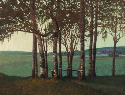 Birch grove by Bror Lindh - Auction record, sale price, and art valuation. Compare with similar artists and explore comparable artworks.