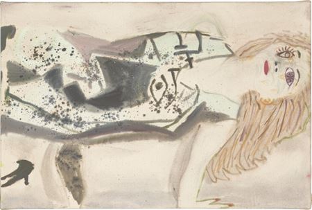 Untitled (What at first appears to be abstract art is in fact the face of a cat) by Mari Eastman - Auction record, sale price, and art valuation. Compare with similar artists and explore comparable artworks.