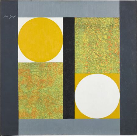 Square Composition 5 by Anwar Jelal Shemza - Auction record, sale price, and art valuation. Compare with similar artists and explore comparable artworks.