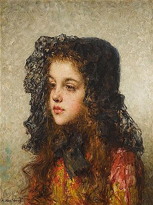 Girl with a Black Bonnet