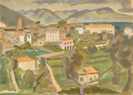 Landscape at the back of St Tropez