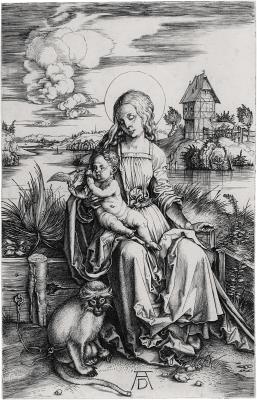 The Virgin and Child with a Monkey