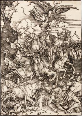 The Four Horsemen of the Apocalypse, from The Apocalypse (B. 64; M., Holl. 167; S.M.S. 115)