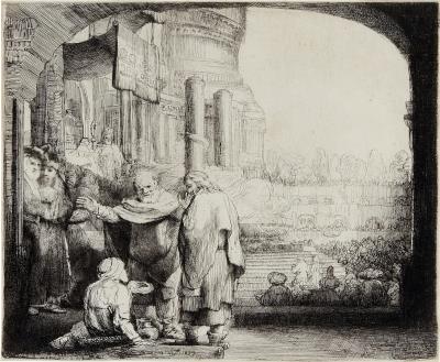 Peter and John Healing the Cripple at the Gate of the Temple